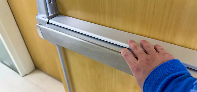 Installing a Push Bar on a Door Willowbrook